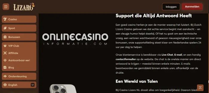 Meilleur lizaro online casino à France