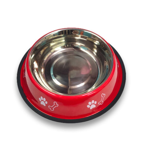 Retro Pyramid Sage Melamine Colorful Dog Bowl