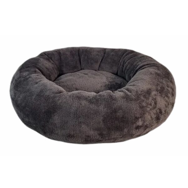 Charcoal Grey, ZL Leaflet Cozy Lounger Dog Bed - Image 2