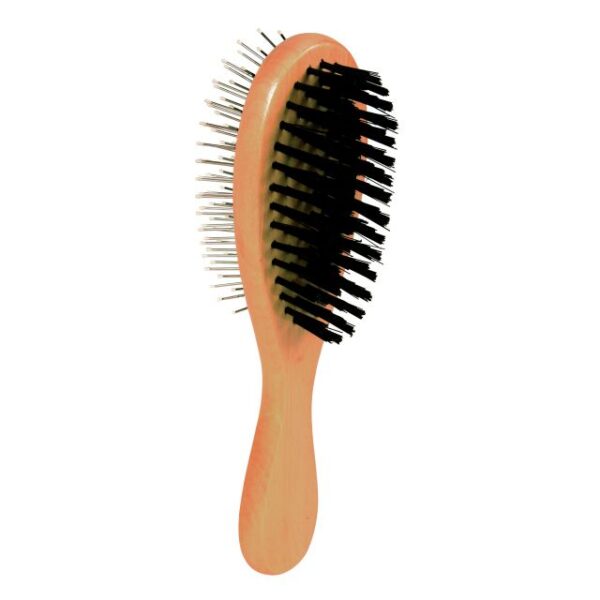 Trixie Dog Double Sided Pin Brush For Dog/Cat - 21 cm - Image 3