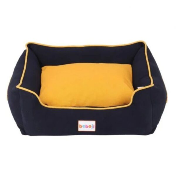 Charcoal Grey, ZL Leaflet Cozy Lounger Dog Bed - Image 3