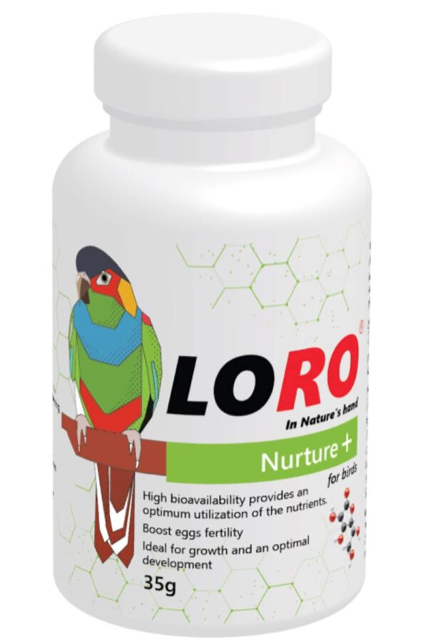 Loro Nurture+ Premium Vitamin Supplement for Breeding Pet Birds: Enhances Immunity, Promotes Breeding, and Guards Against Illness