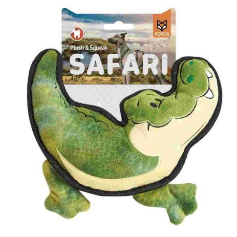 Fofos Safari Line – Crocodile Plush Dog Toy