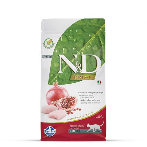 Farmina N&D Grain Free Prime Chicken & Pomegranate Adult Dry Cat Food - Image 3